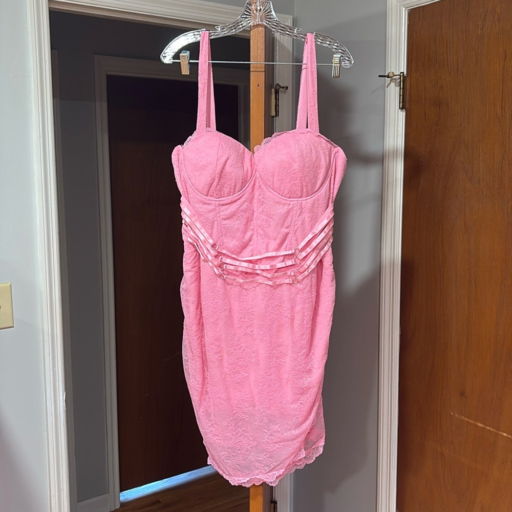 Pink Party mini Dress